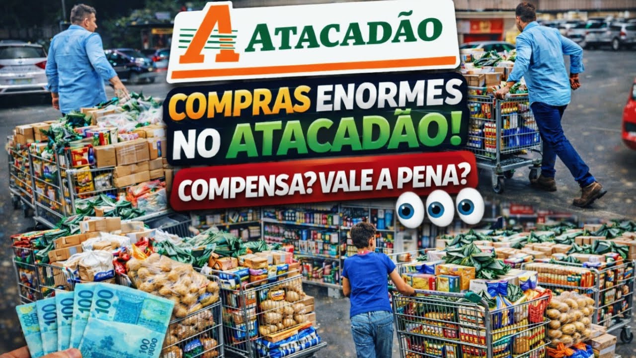 Compras No ATACADÃO 2026😱:Vale a Pena?🤔Compensa?🙄Preços,Valores e Economia/Fui Visitar Minha Irmã🥰