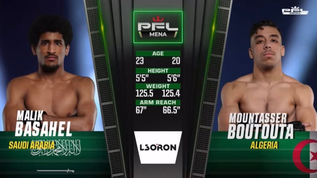 Malik Basahel vs Mountasser Boutouta (Full Fight) | 2025 PFL MENA 1