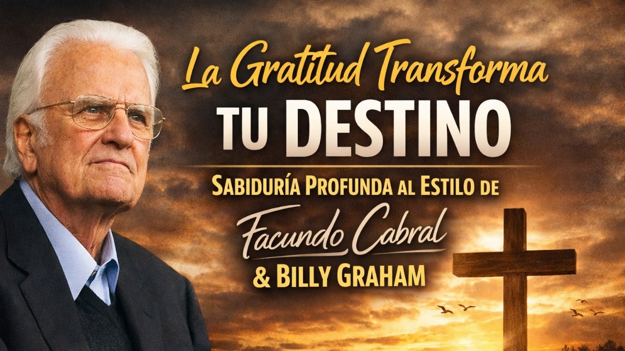 La Gratitud Transforma tu Destino | Sabiduría Profunda al Estilo de Facundo Cabral | Billy Graham