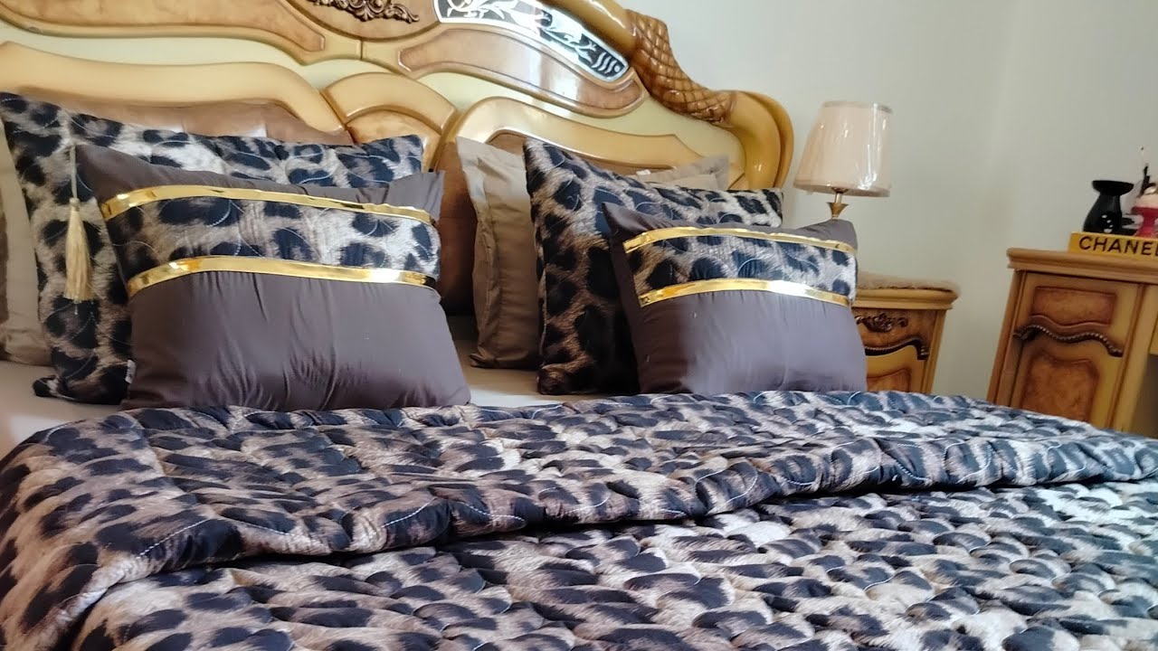 خياطة 🪡🧵 كوفغولي مطلاسي بقماش تيقر 😍 كاليتي فيتنام ❤️ مع شرح مبسط 🥰🥰