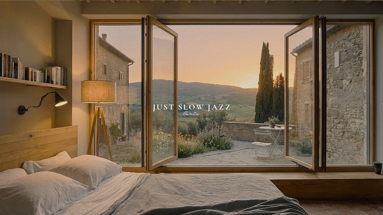 A Room Overlooking Rolling Hills: Jazz for a Gentle End to the Day | Evening Jazz Playlist