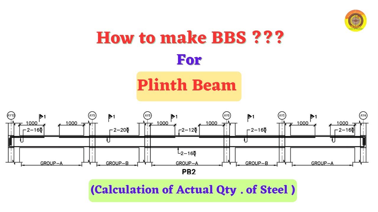 BBS of Plinth Beam || How to make BBS of Plinth Beam#bbs #quantitysurveying #steel #vimutti_coe
