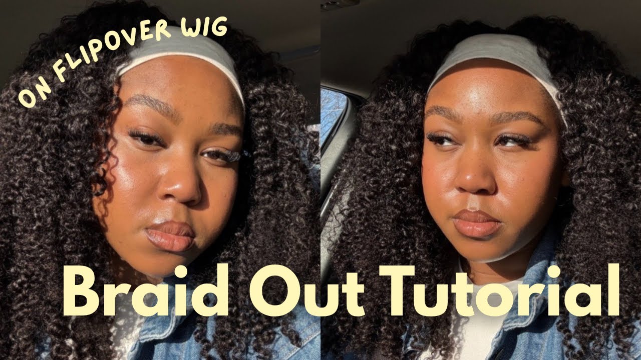 Flipover Wig Styling Tutorial: Braid Out On 4a- 4b Bundles + Natural Textures Vendor Plug