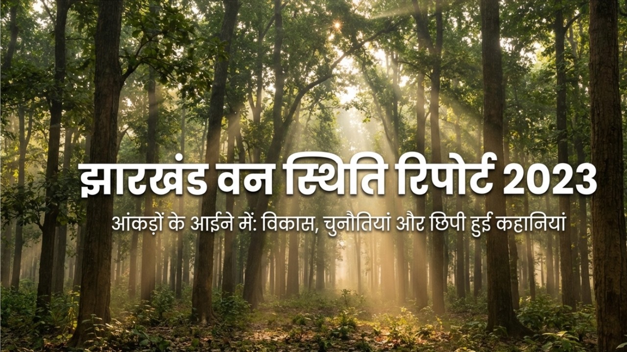 Forest Survey Report of Jharkhand | JPSC JSSC Environment | ISFR Latest Data Explained