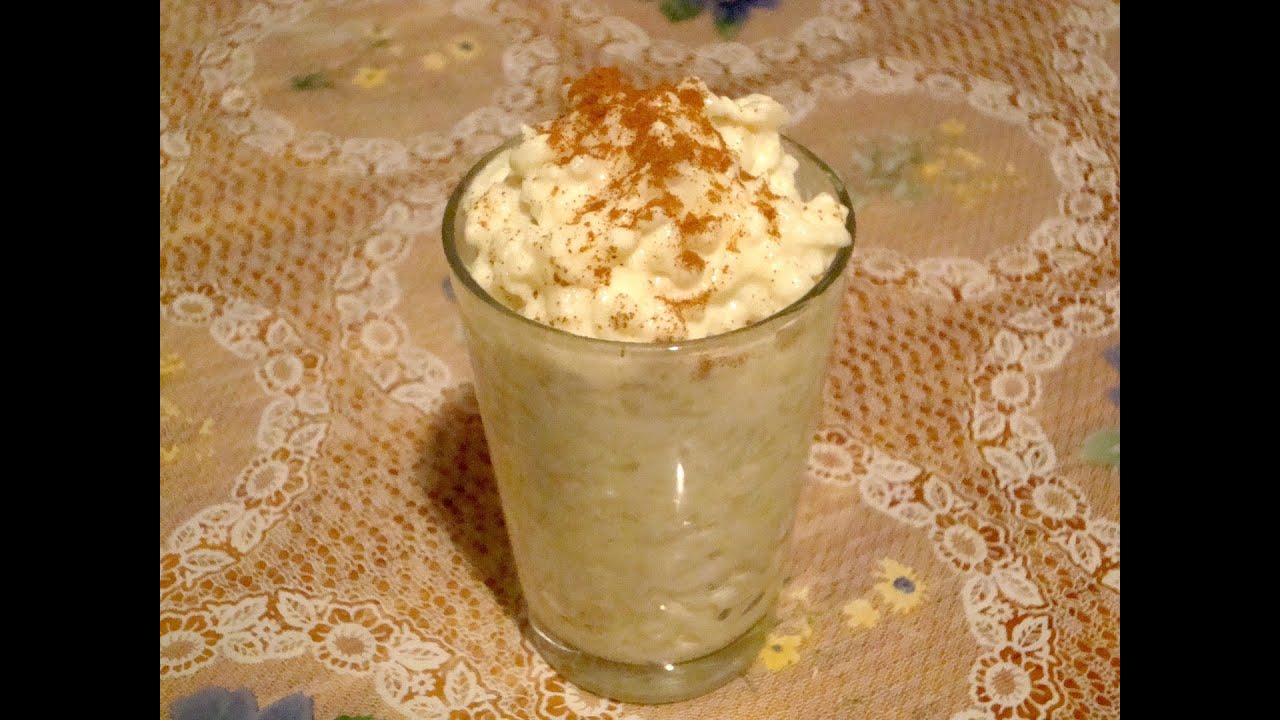 Cómo cocinar un pudin de arroz (rice pudding) postre frío - La receta de la abuelita