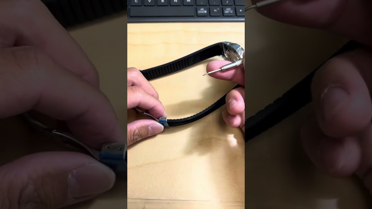 How to install and size replacement rubber strap for Patek 5167A Aquanaut Watch