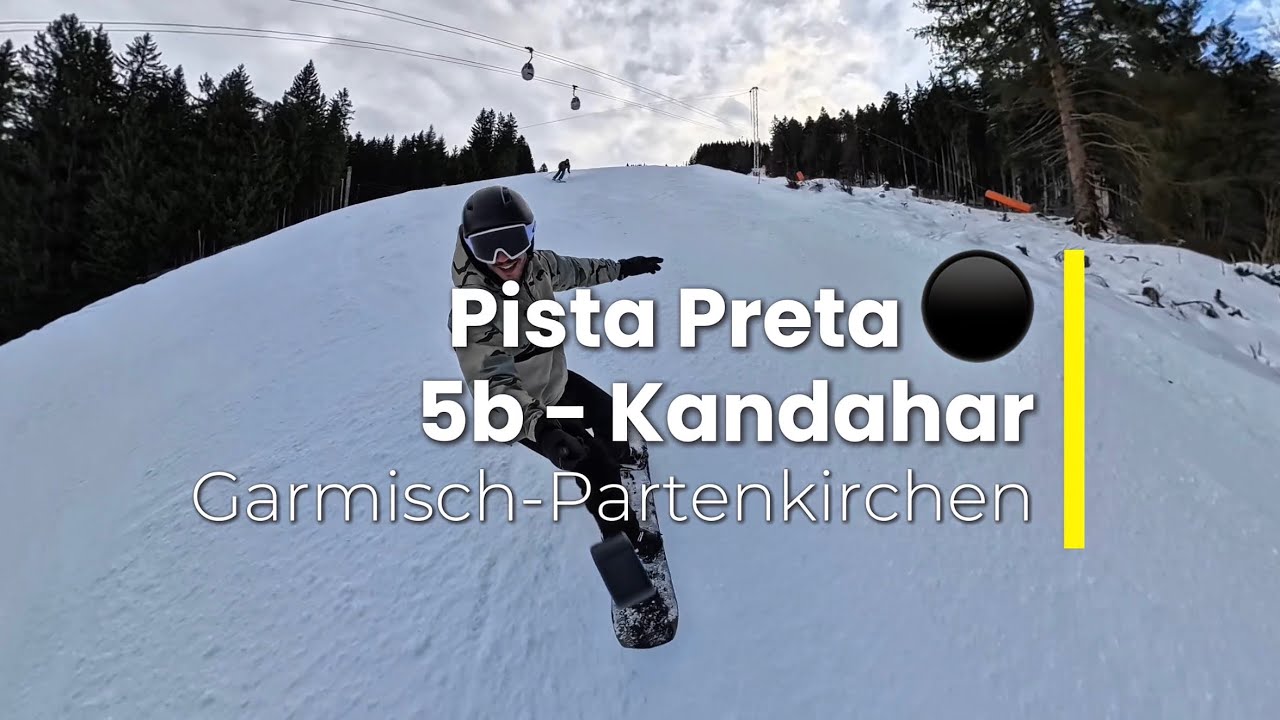 Skiando na Alemanha | Descendo a Pista Preta Kandahar em Garmisch-Partenkirche