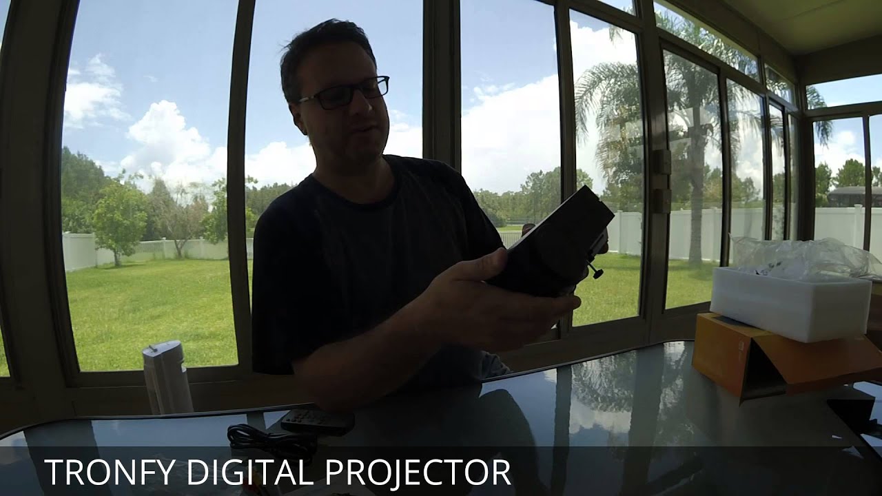 TRONFY 1080p DIGITAL LED PROJECTOR REVIEW