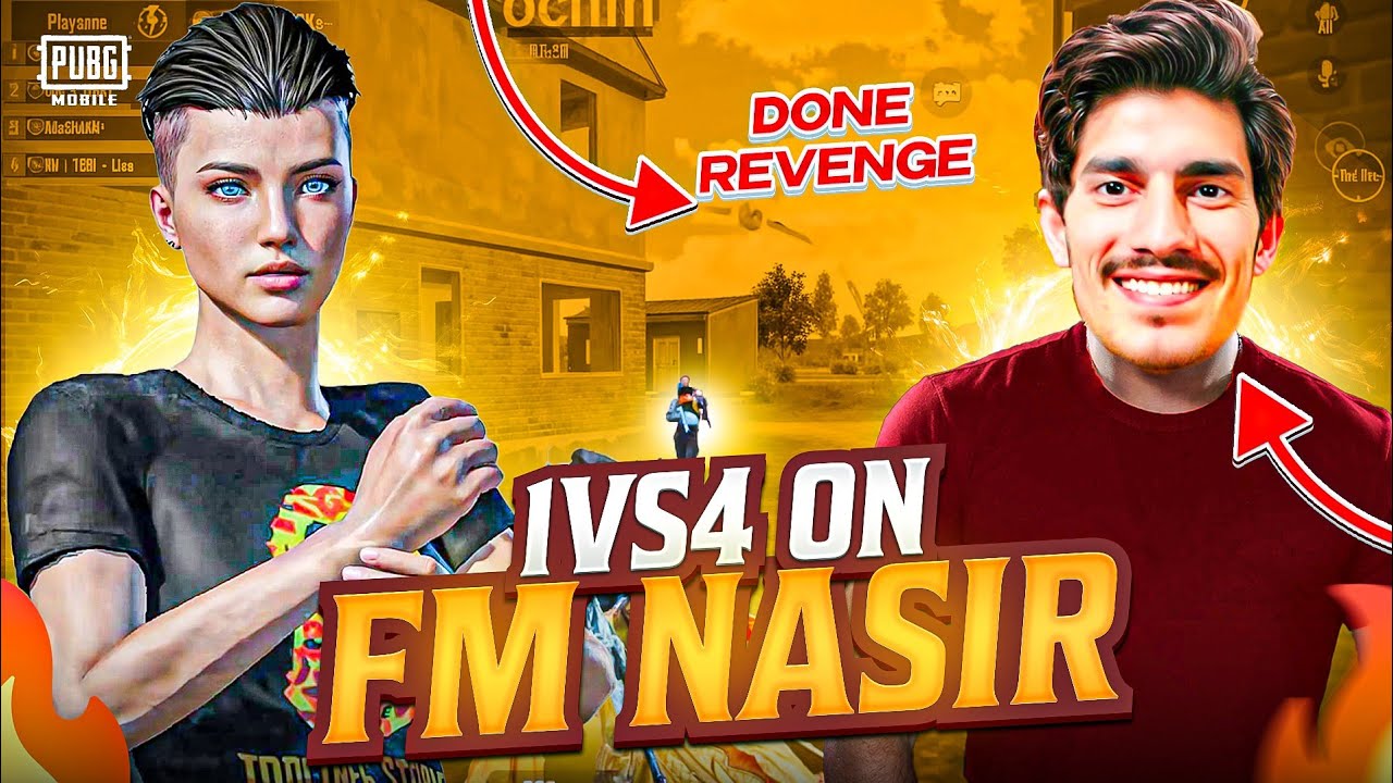 1 VS 4 ON FM NASIR😱 Software Update🔥| Revenge Done | Pubg Mobile | ASSASSIN GAMING