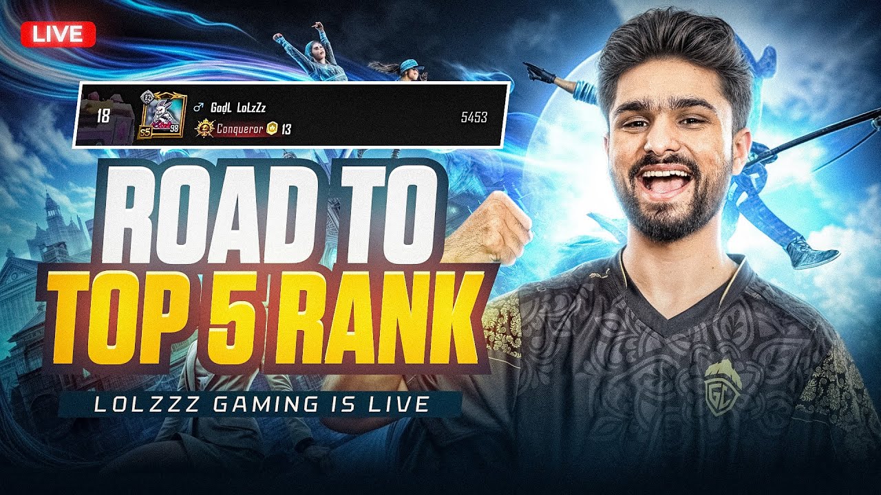 HARDCORE RANK PUSH TO TOP 5 | CONQUEROR OR WHAT | BGMI LIVE