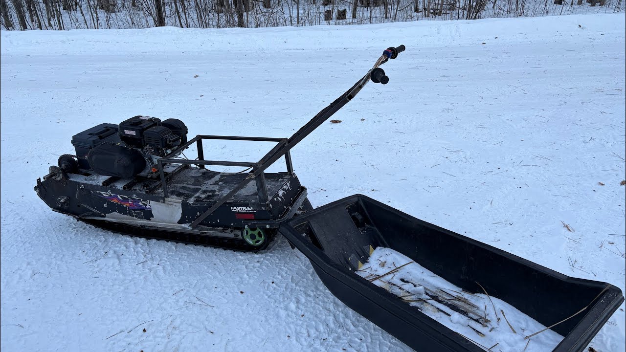 Track Sled Homemade Garage Build 