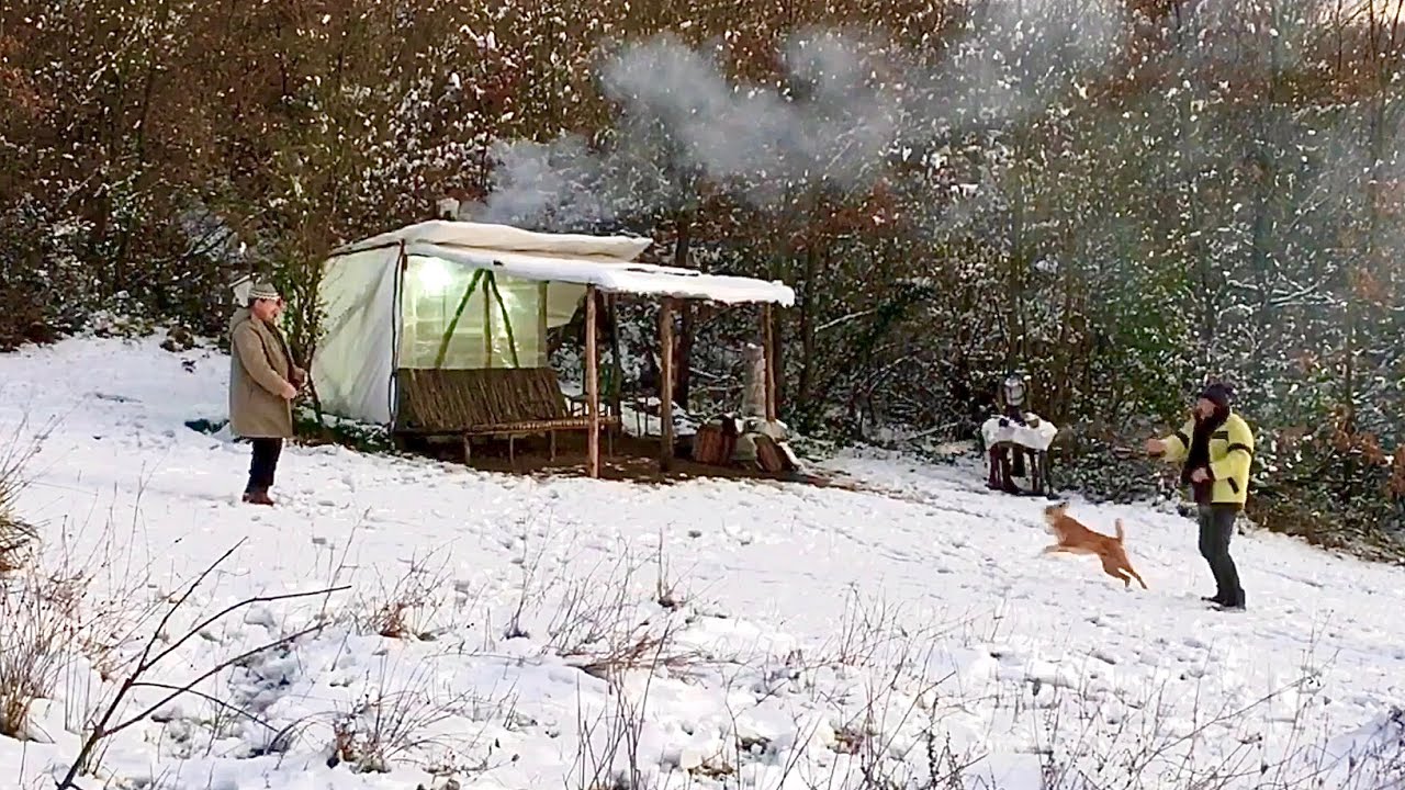 ❄️KARLI DAĞDA BİR GECE⛄️❄️ One night on the snowy mountain