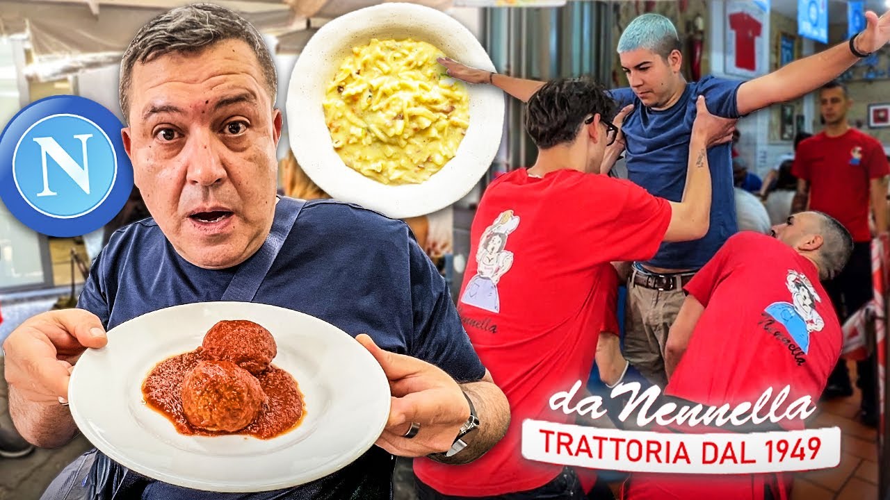 Come si mangia nella trattoria più pazza di Napoli? - da Nennella 1949