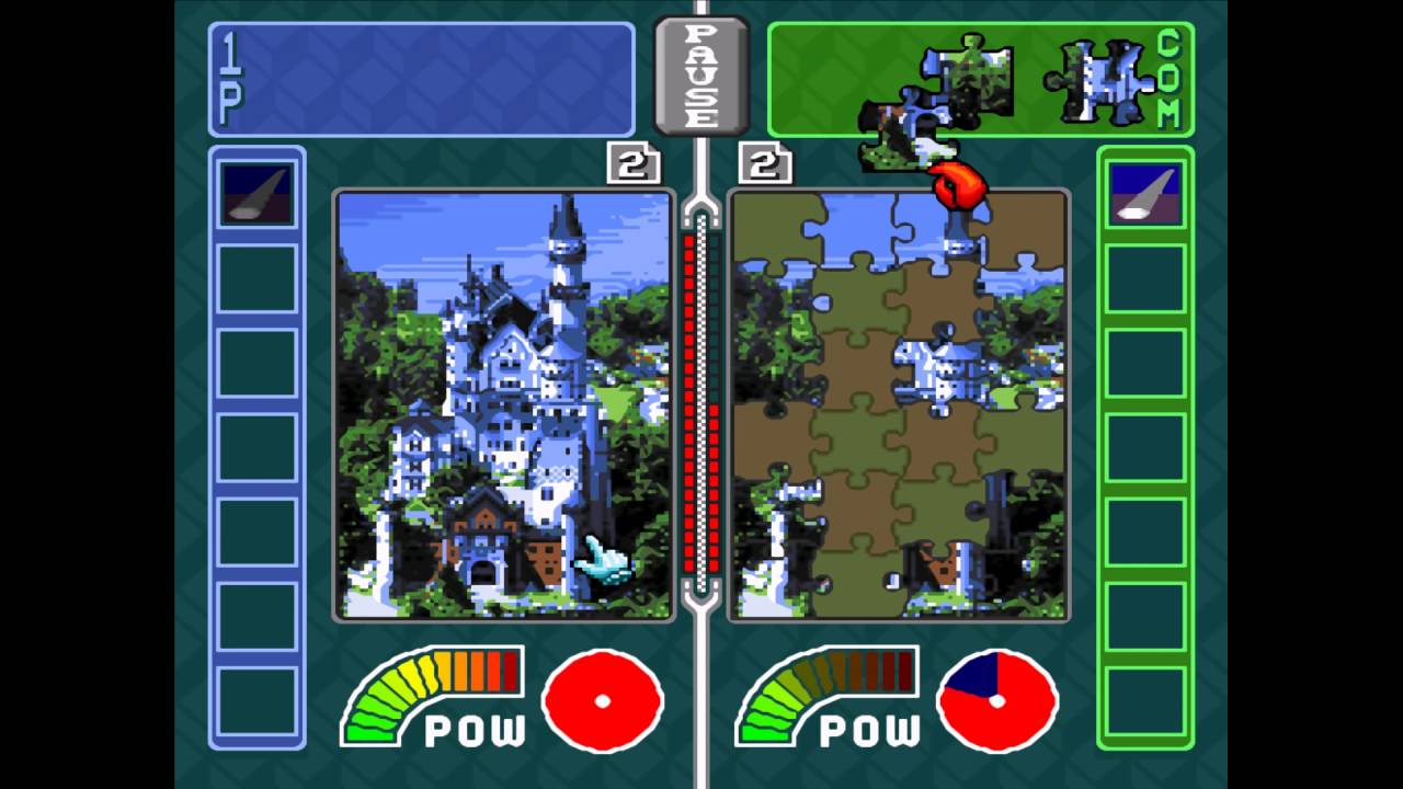 Pieces SNES Gameplay - Unique Retro Jigsaw Puzzle Fun!