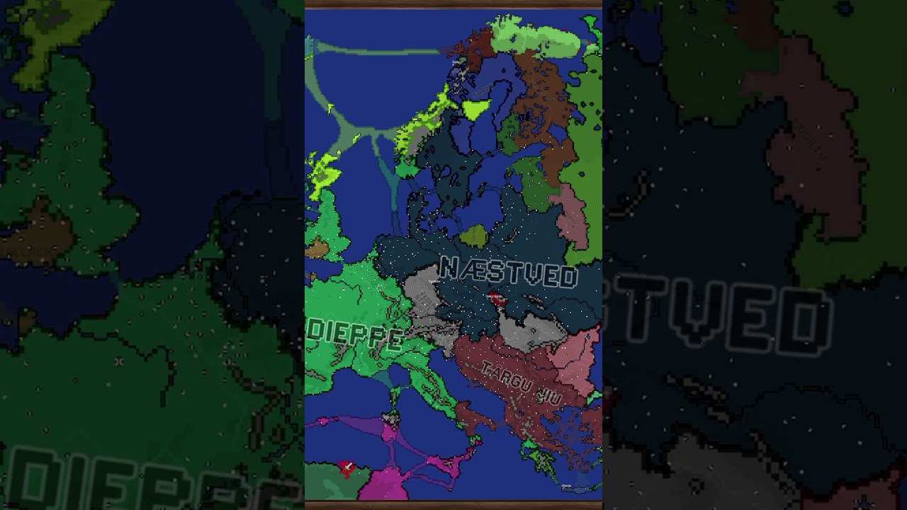 The Unholy European Empire #agesofconflict #worldwarsim #simulated #simulation #pixelart #history