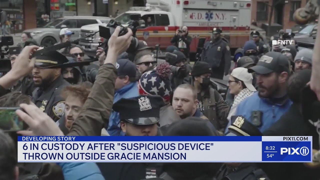 Six to face charges after Gracie Mansion chaotic protest, NYPD says