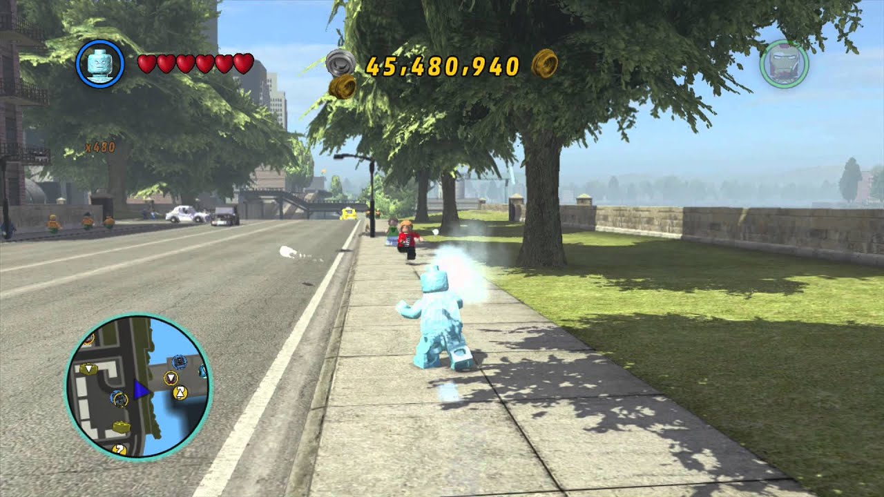 LEGO Marvel Superheroes - Iceman Free Roam Gameplay