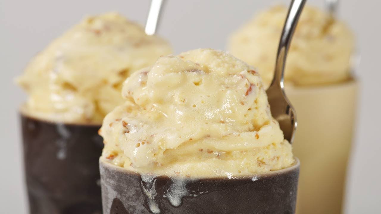Maple Pecan Ice Cream Recipe Demonstration - Joyofbaking.com