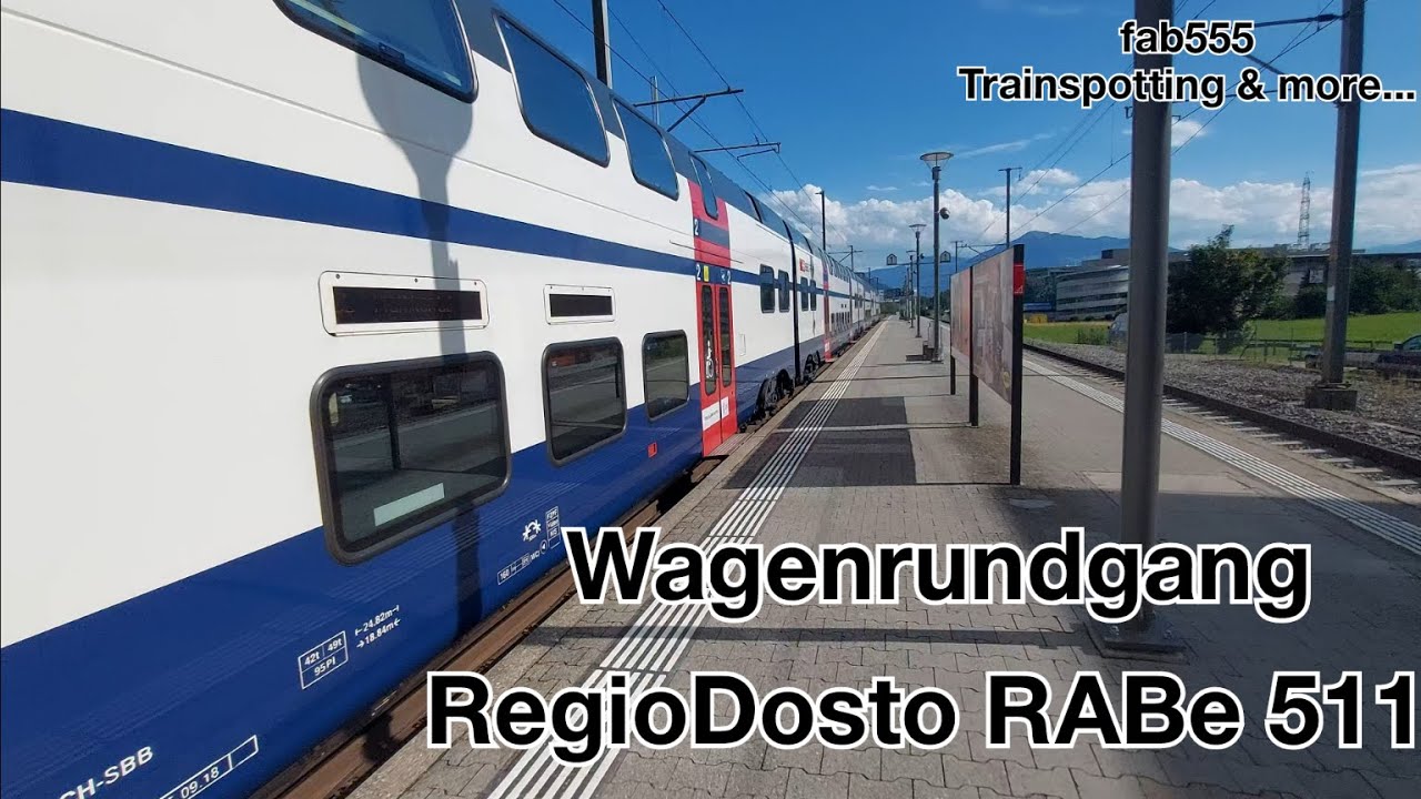 Wagenrundgang im SBB RABe 511 RegioDosto (1. und 2. Klasse) | 4K