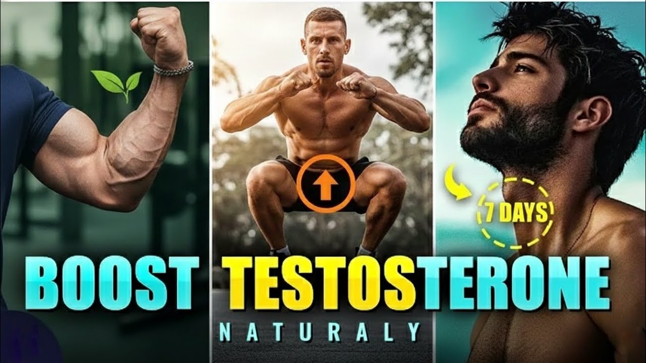 Boost testosterone naturally, only 7 days . Low to High power tak.