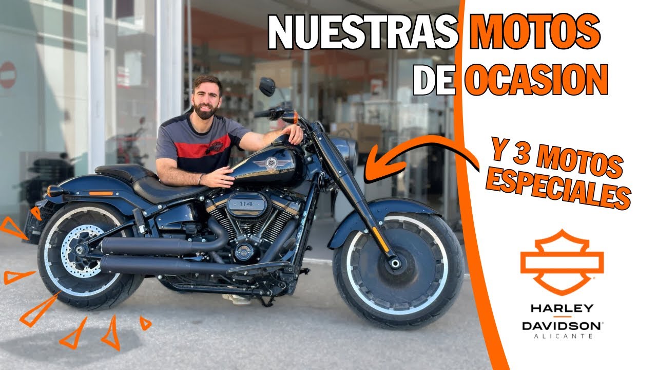 Motos de OCASION en Harley Davidson 👉🏽Con tres motos ESPECIALES 👈🏽