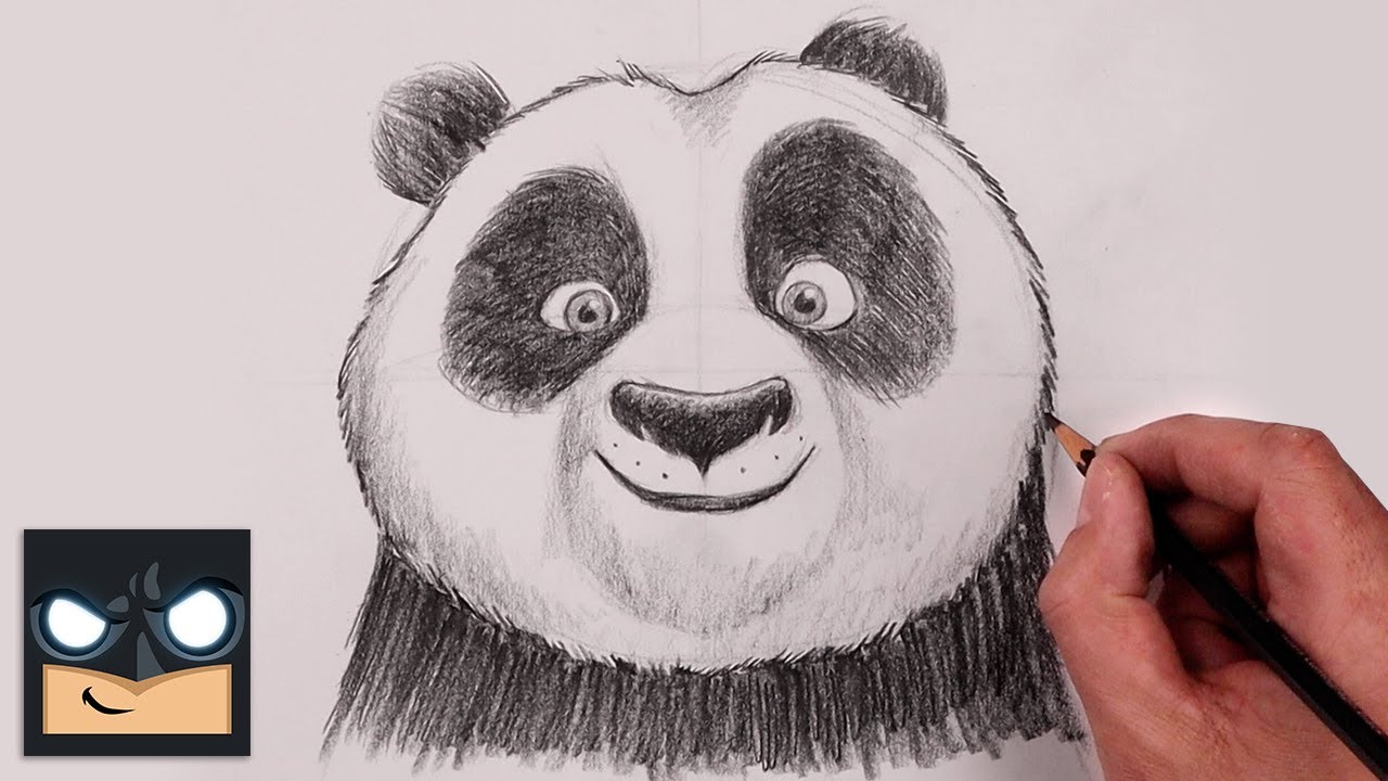 How To Draw Kung Fu Panda | Pencil Sketch Tutorial (Step-by-Step)