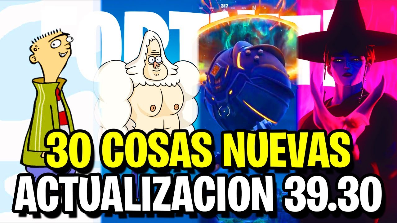 30 COSAS QUE NECESITAS SABER DE LA ACTUALIZACION 39.30 DE FORTNITE (Office, Regular Show, Huntrix 2)