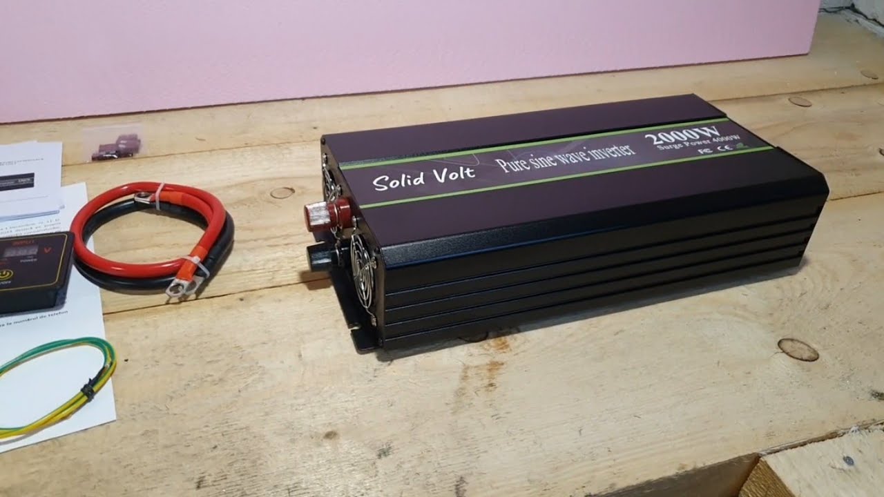 Un invertor Simplu și Eficient de 2000w - Solid Volt