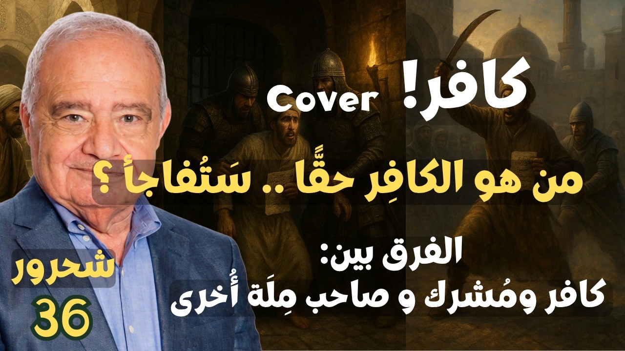 36 - محمد شحرور, ماهو معنى كافر, ماهو الفرق بين كافر و مشرك وصاحب ملة أخرى ؟