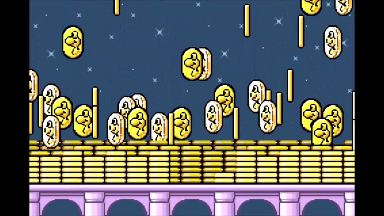 Super Mario Advance 2 Funky all Dragon Coins