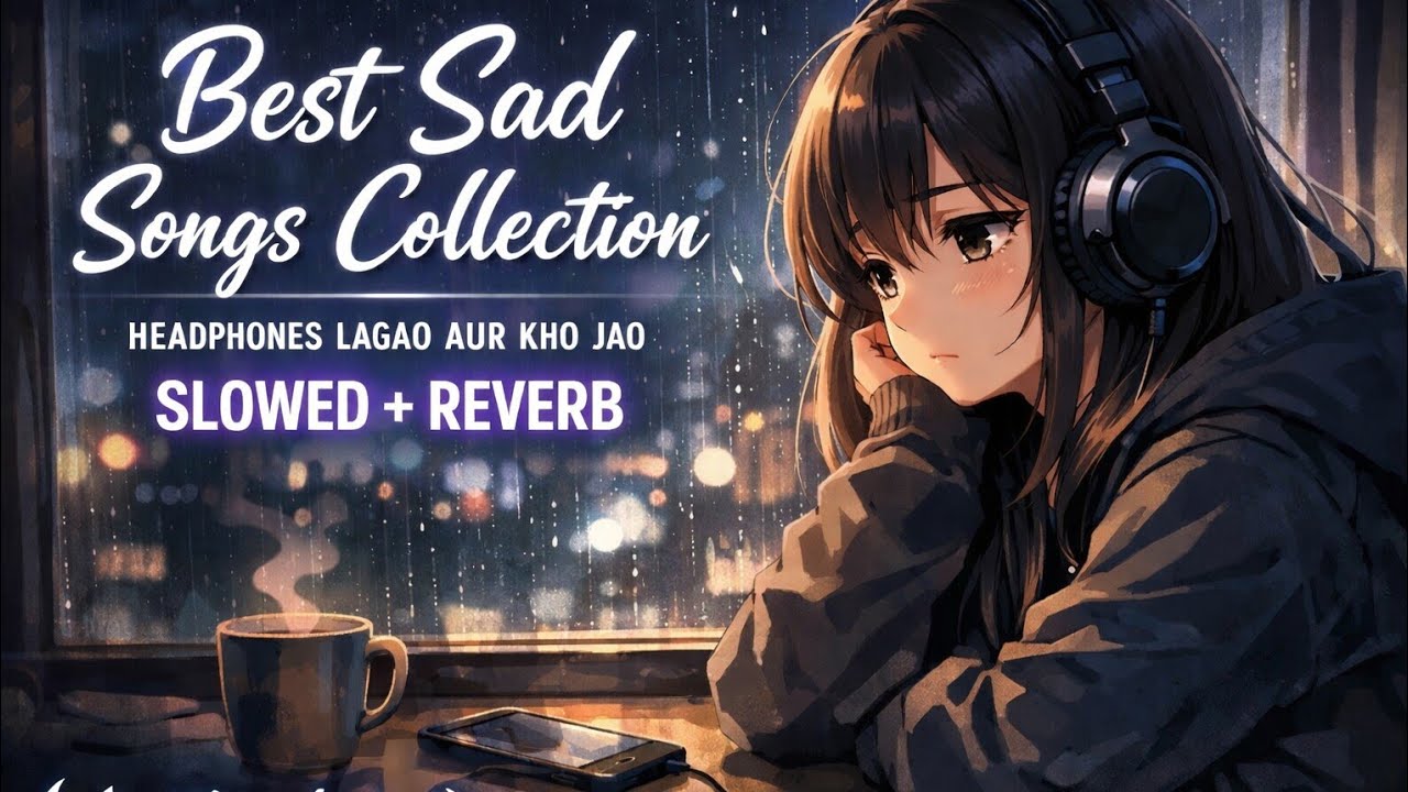 Headphones Lagao Aur Kho Jao 🎧 | Best Sad Songs Slowed & Reverb | Moonlight Lofi