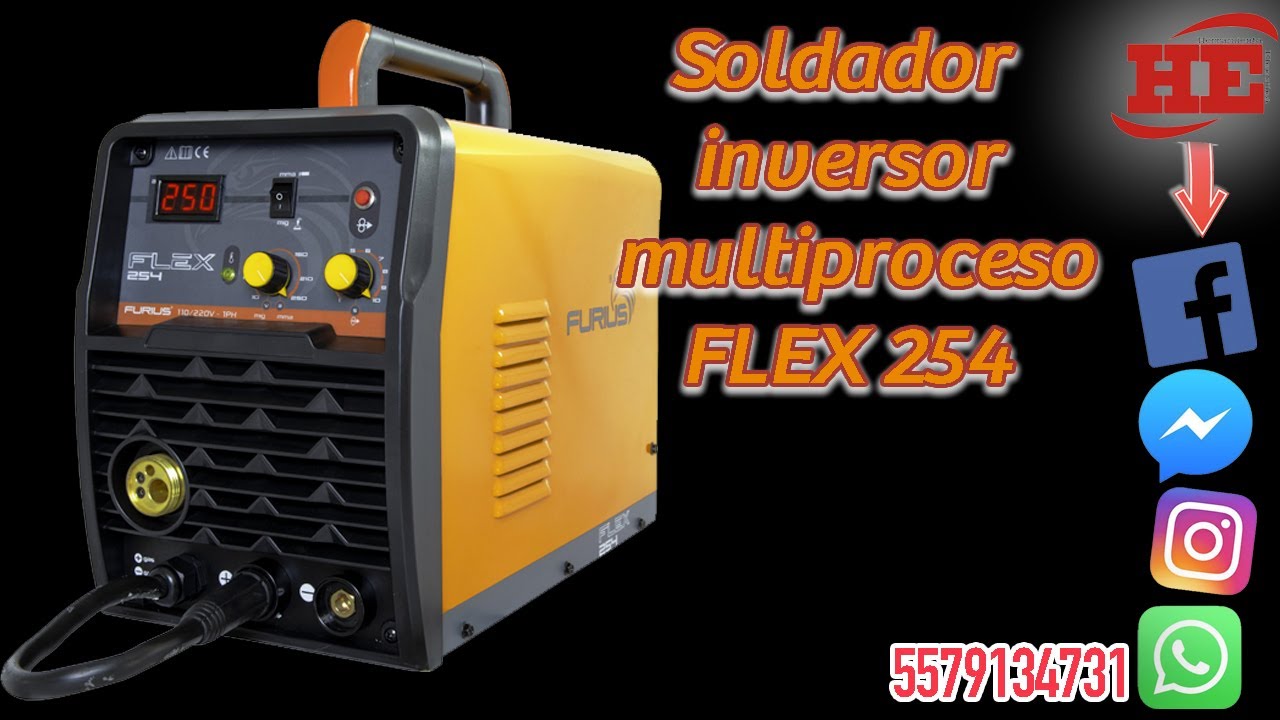 Soldador inversor multiproceso FLEX 254