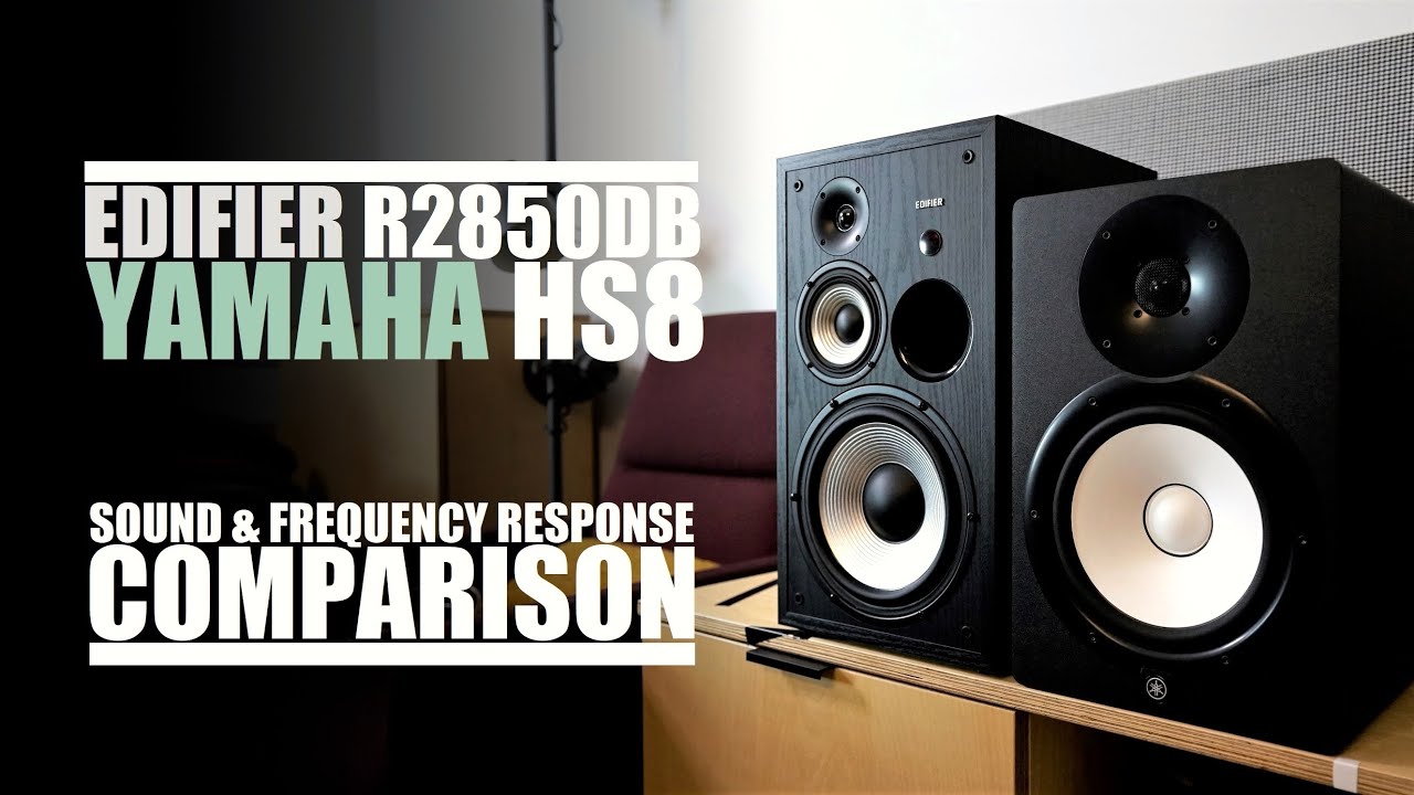 DSAUDIO.review || Edifier R2850DB против Yamaha HS8 || sound.DEMO