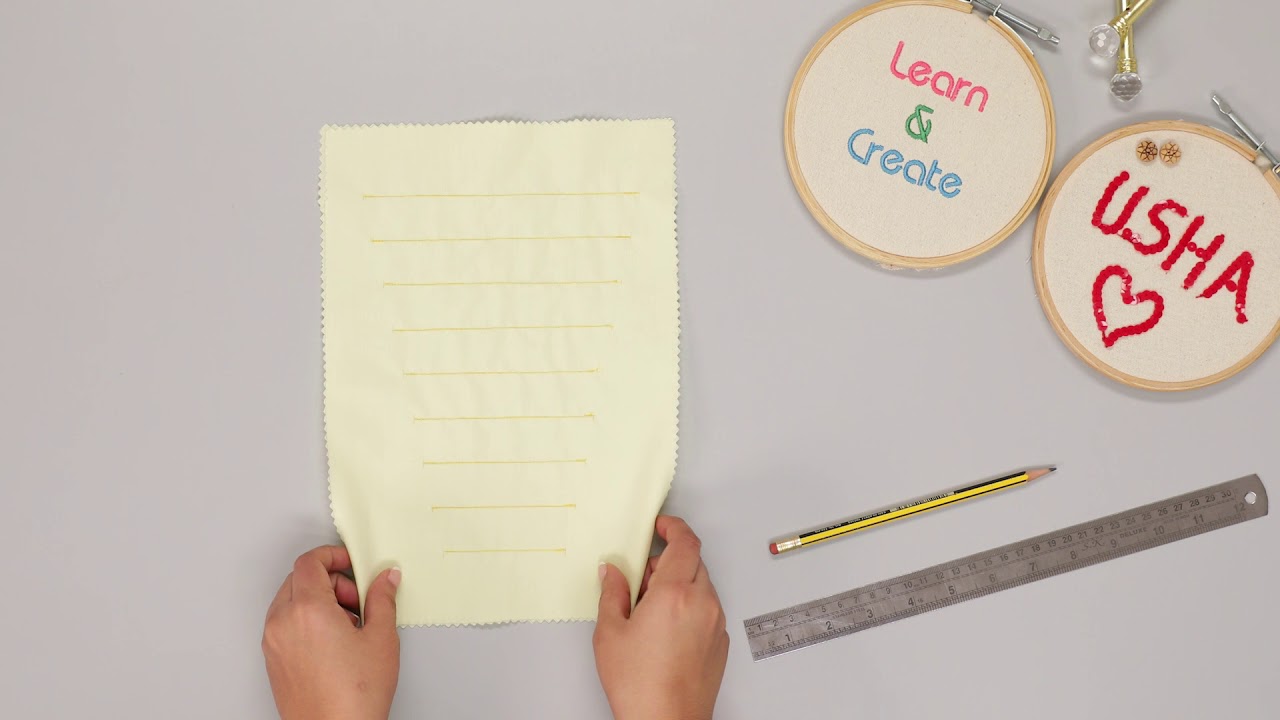 Lesson 03: Sew on fabric (English)