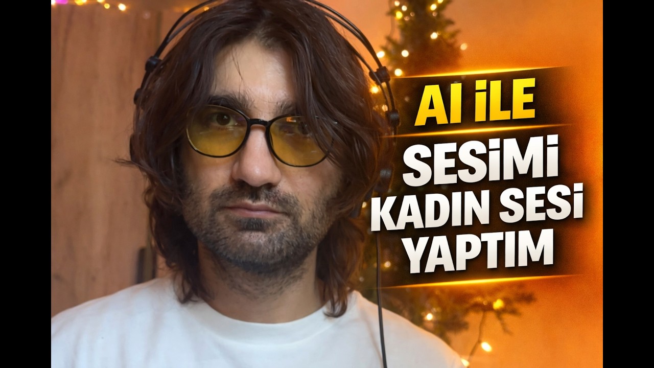Kendi Sesimi Yapay Zeka ile Kadın Sesine Çevirdim! (Karşılaştırma)