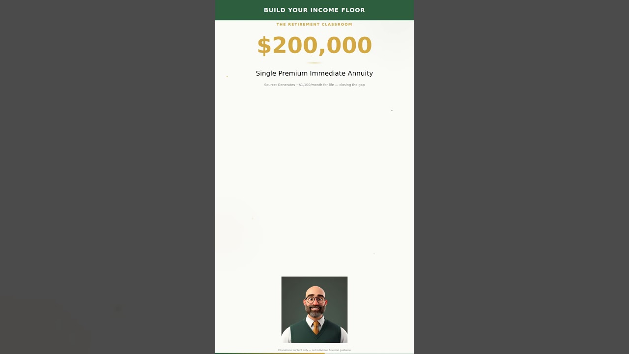 Build Your Retirement Income Floor #retirement #income