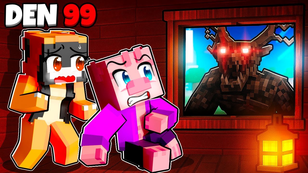 Přežij 99 NOCÍ v LESE v Minecraftu!