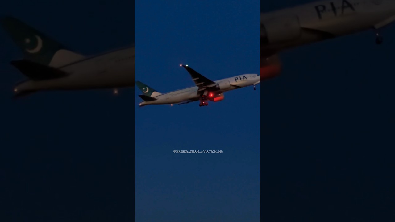 PIA Boeing 777 Blasting Out From Toronto To Lahore #aviation #shorts #short