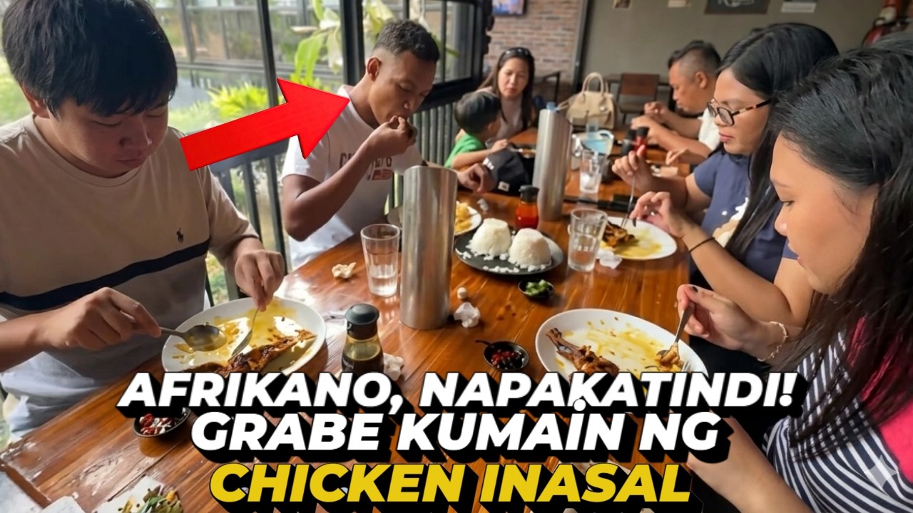 AFRICANO NA NAPAKATINDI!!! GRABE KUMAİN NG CHICKEN İNASAL!!!