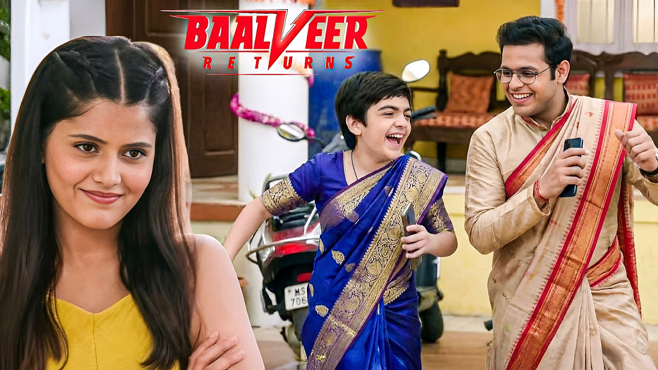 Vivan और Debu को साड़ी पहन के Dance करते देख पकड़ा Ananya ने  ! || Baalveer Returns ||
