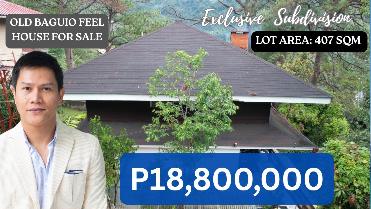 ₱18.8M Korean 8BR House with Old Baguio Feel! Exclusive Subdivision