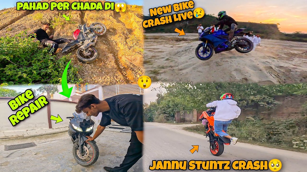 Apni Bike Ko Repair Kr dia🥰Crazy Offroad With Sports Bike😱traning back workout