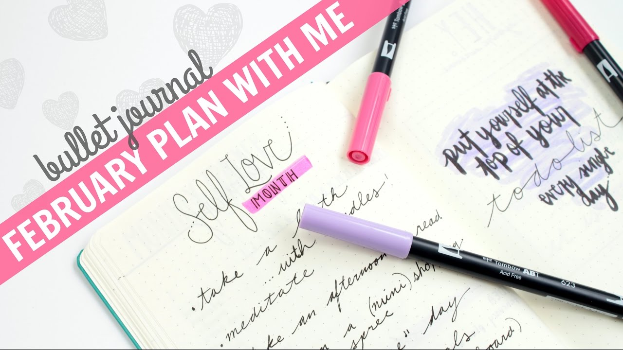 Bullet Journal PLAN WITH ME February 2017