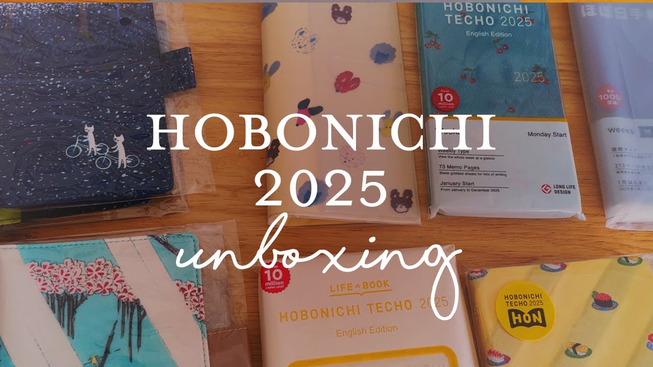 Hobonichi 2025 First Look & Unboxing – What’s New?!