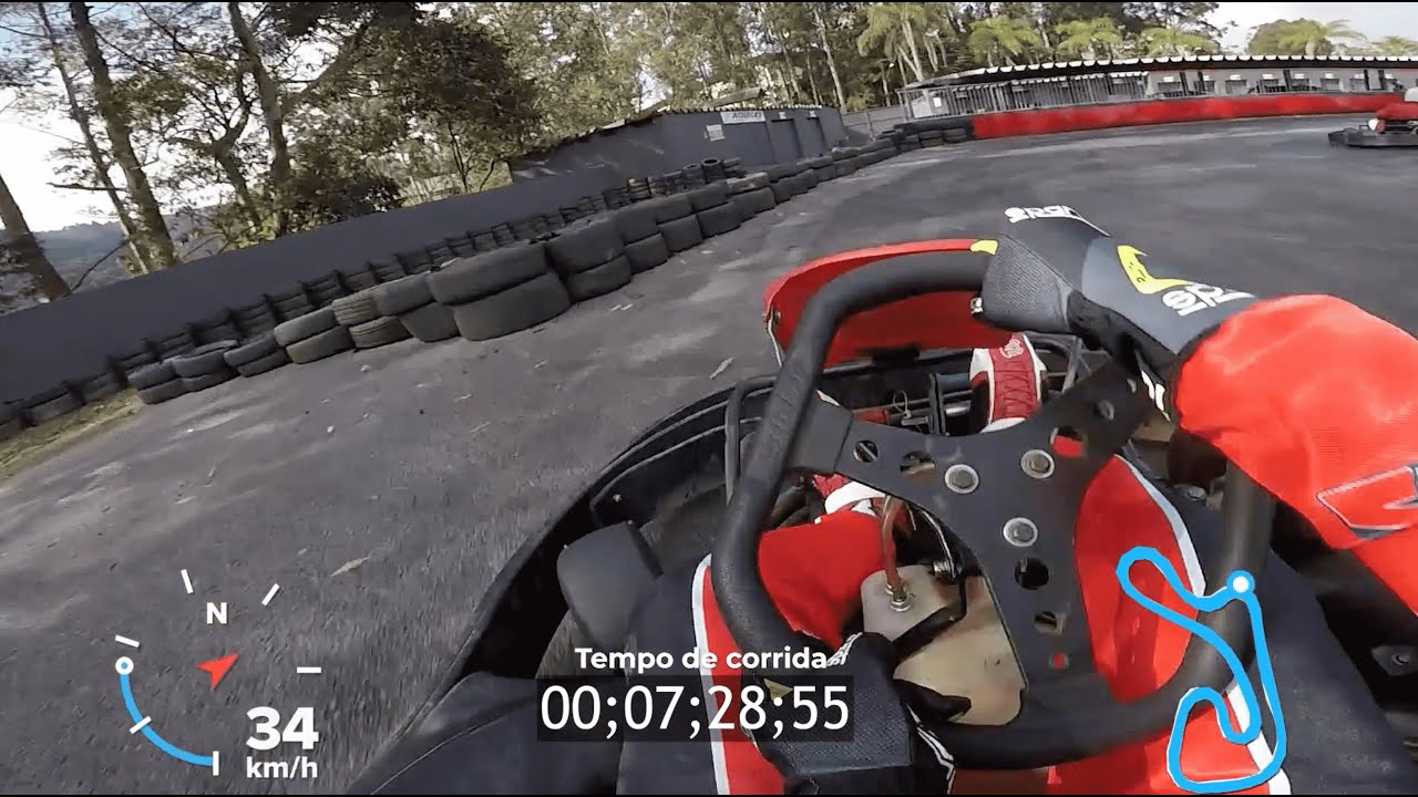 RETARDATÁRIO ME JOGOU NOS PNEUS - Onboard Kartódromo Aldeia da Serra - Kart com os amigos
