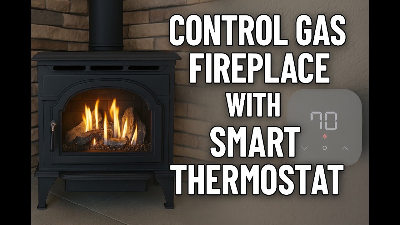 Control Gas Fireplace With A Smart Thermostat