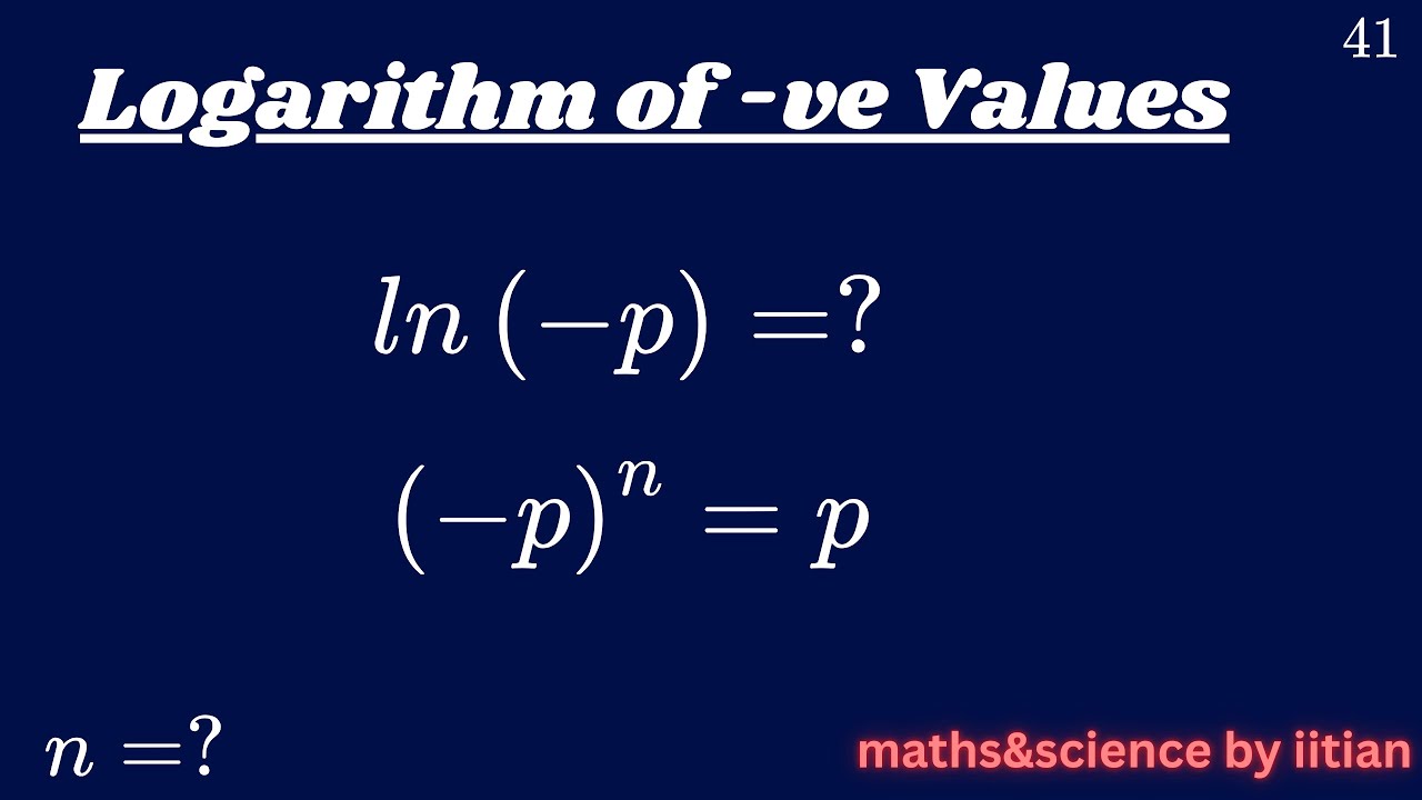 Maths Olympiad : Is ln(−x) Undefined? Think Again.
