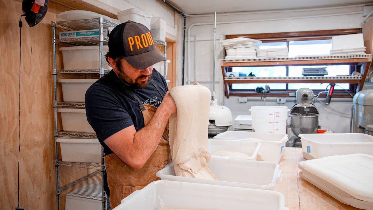 Sourdough Dough Development Stretching and Folding | Proof Bread