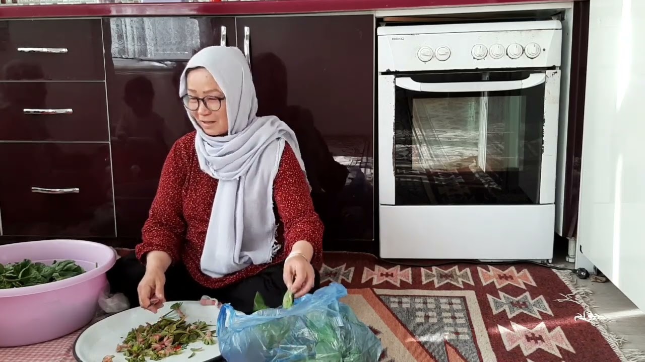 بولانی درست کردن ب همراه بچه ها🥰🤌