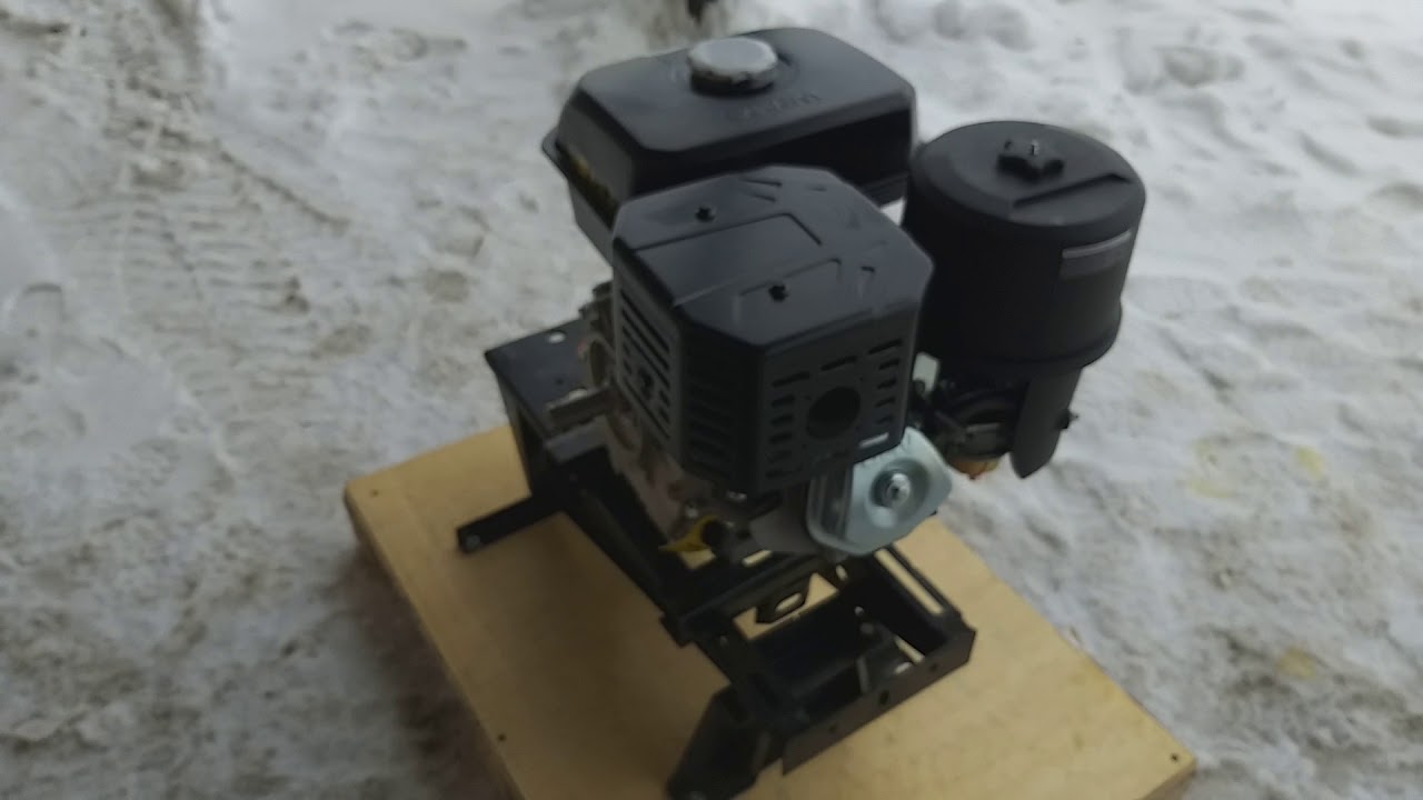 Запуск бензинового двигателя мощностью 18л.с. от компании WEIMA wm192 f-s